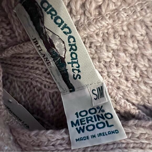 Aran Crafts Merino Wool Poncho NWT - Picture 3 of 7